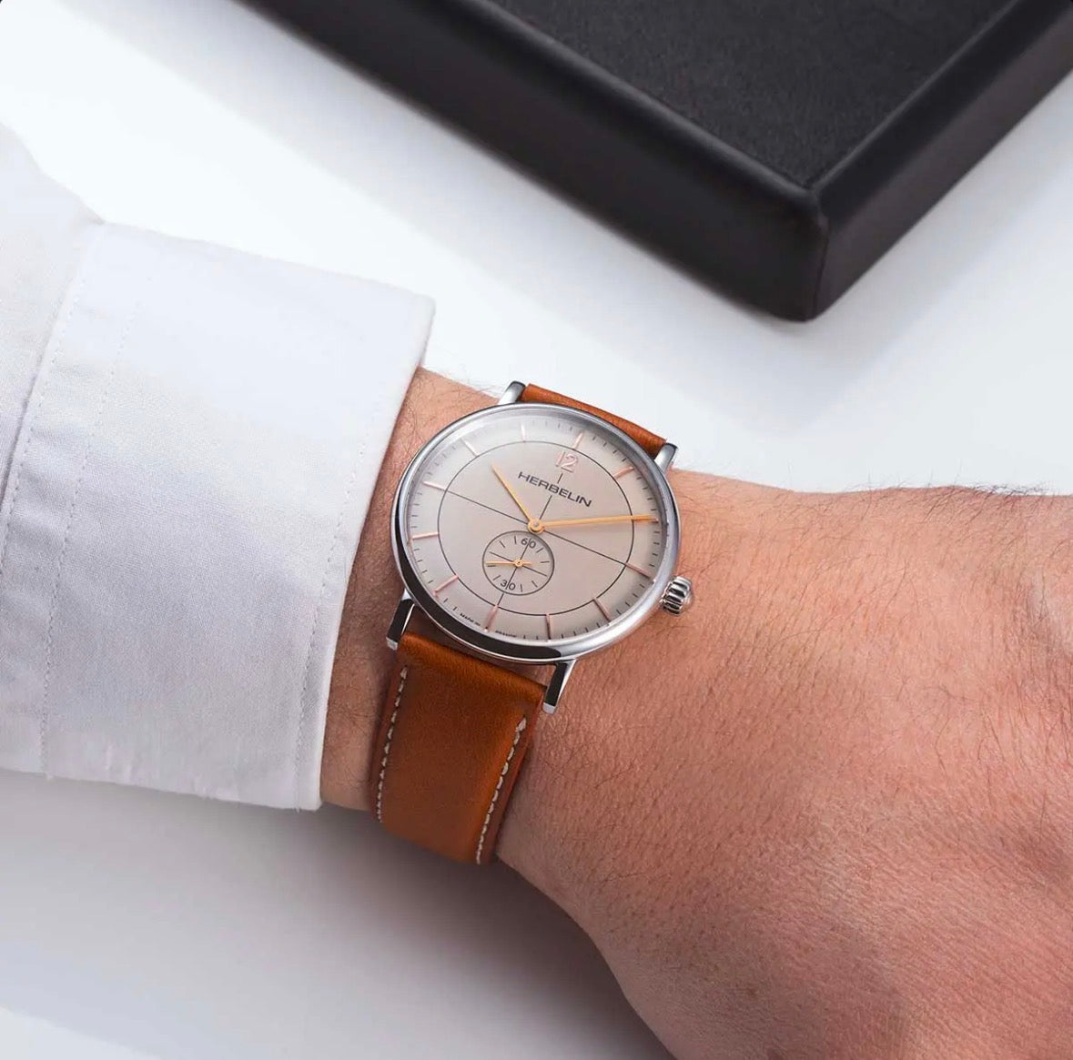 Gents Stainless Steel Herbelin Inspiration 18247AP17TRGD