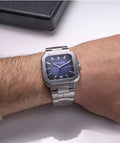 Gents Square Stainless Steel Herbelin Cap Camarat 12246B15