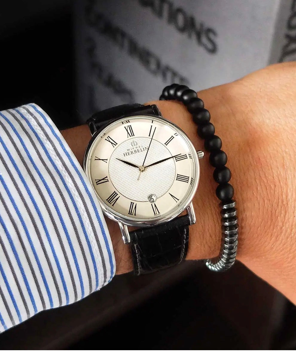 Gents Herbelin Stainless Steel Classique Strap 12248AP08