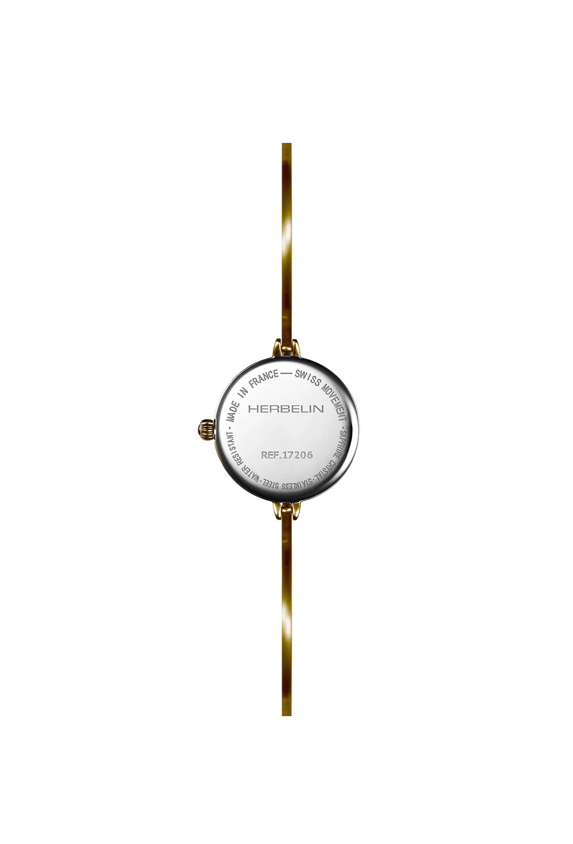 Gold Plated Herbelin Ladies Fil Bangle 17206BP11