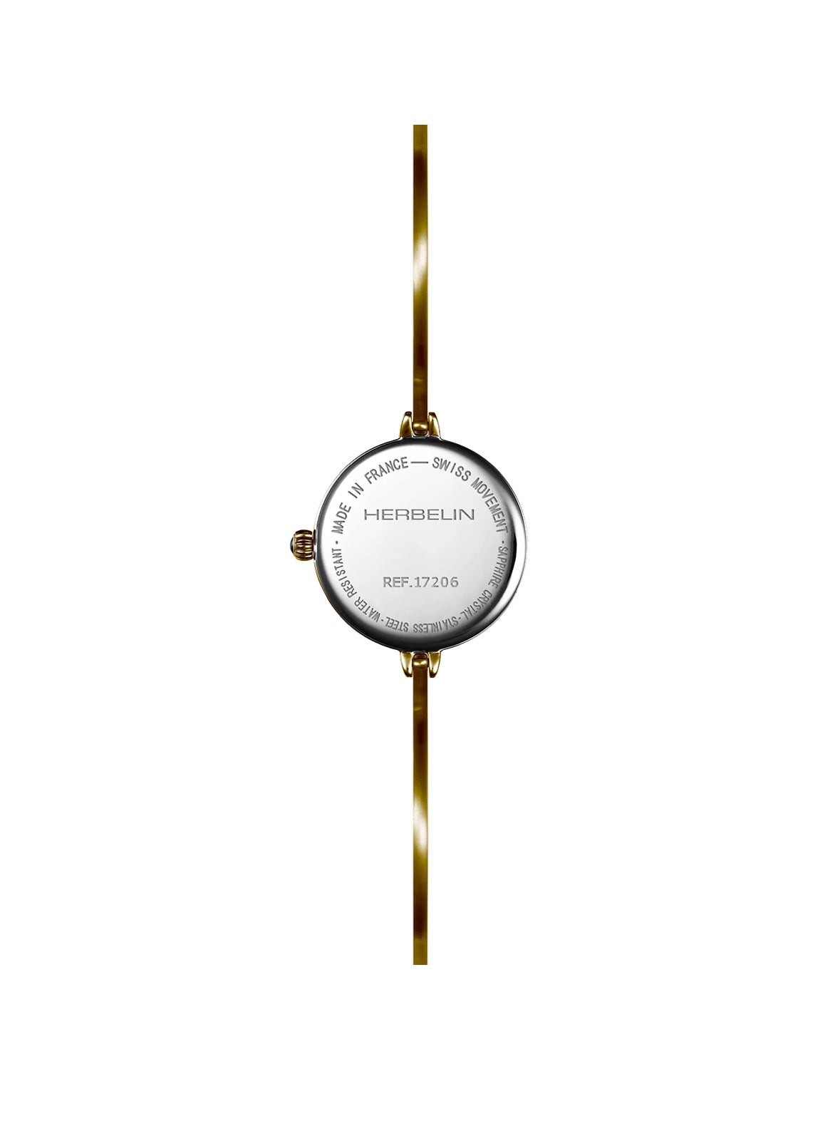 Ladies Herbelin Fil Gold Plated Bangle Watch 1720BP14