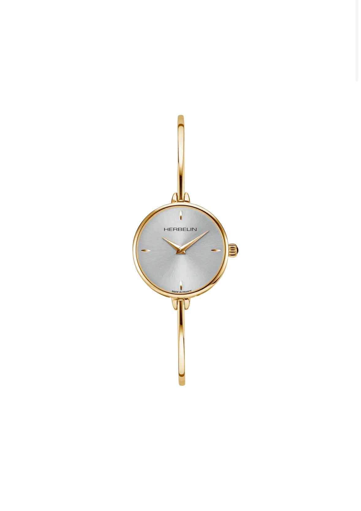 Gold Plated Herbelin Ladies Fil Bangle 17206BP11