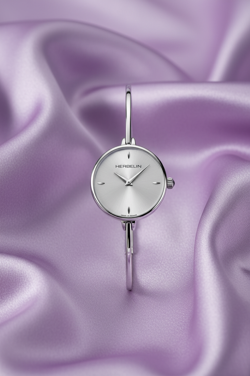 Ladies Stainless Steel Herbelin Bangle Watch 17206B11