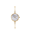 Ladies Gold Plated Herbelin Fil Mother of Pearl bangle watch 17206BP19