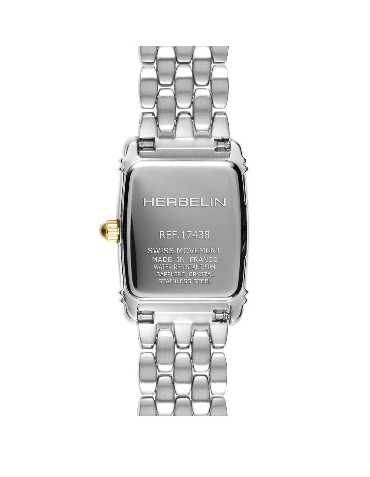 Ladies Two Tone Art Deco Herbelin Bracelet 17438BT22