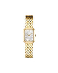 Herbelin Ladies Gold Tone Mother Of Pearl Bracelet Watch 17446B19