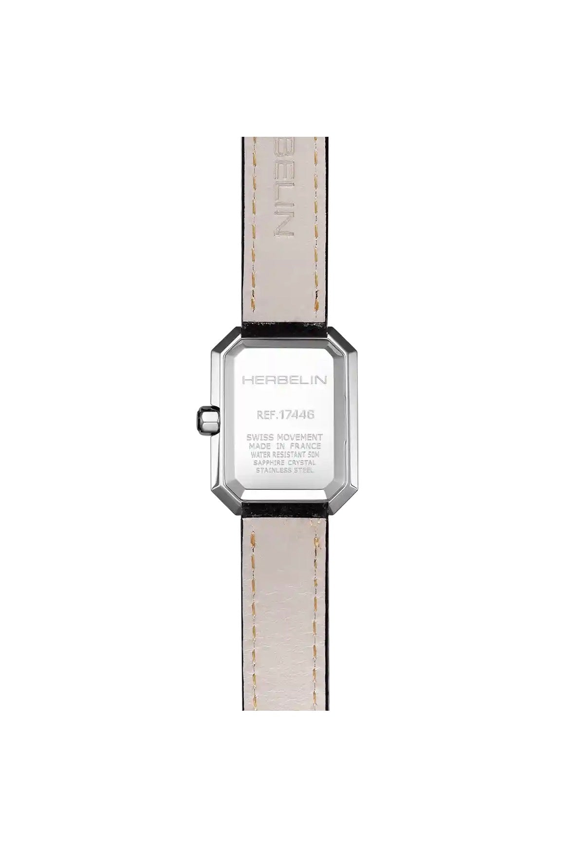 Ladies Stainless Steel Herbelin Octogone Mother of Pearl Dial 17446AP101