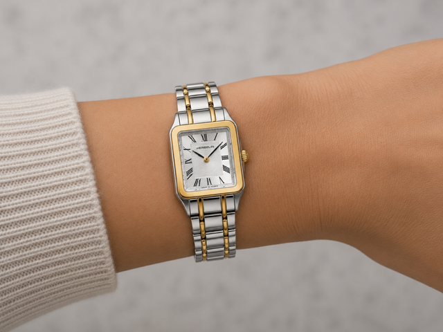 Ladies Two Tone Herbelin Luna 17457BT01
