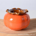 Ceramic Persimmon Decorative Vase Chinese Style