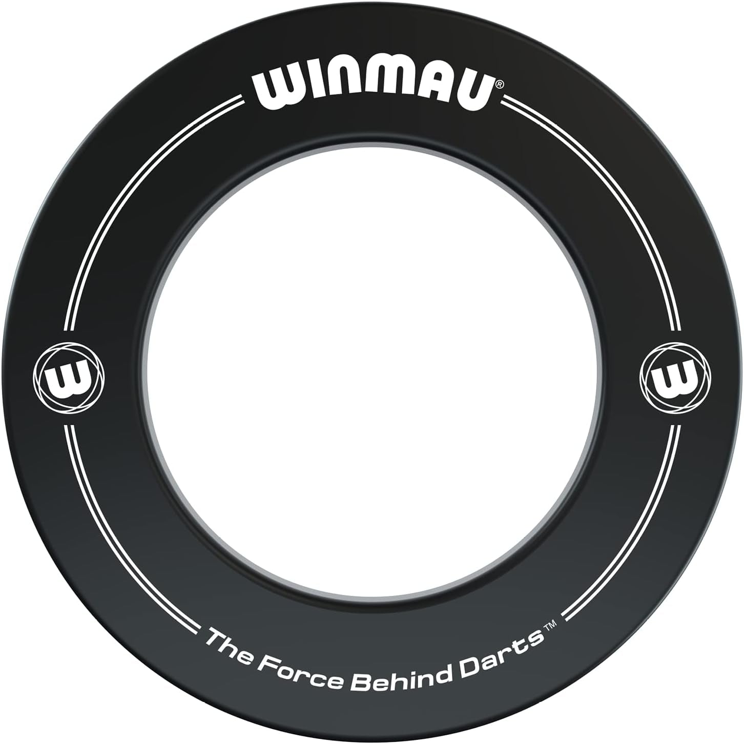 Printed Dart Board Surround Ring – Durable Backboard Wall Protector for Dartboards - Available in White, Black, Red & Blue - Professional Darts Accessories