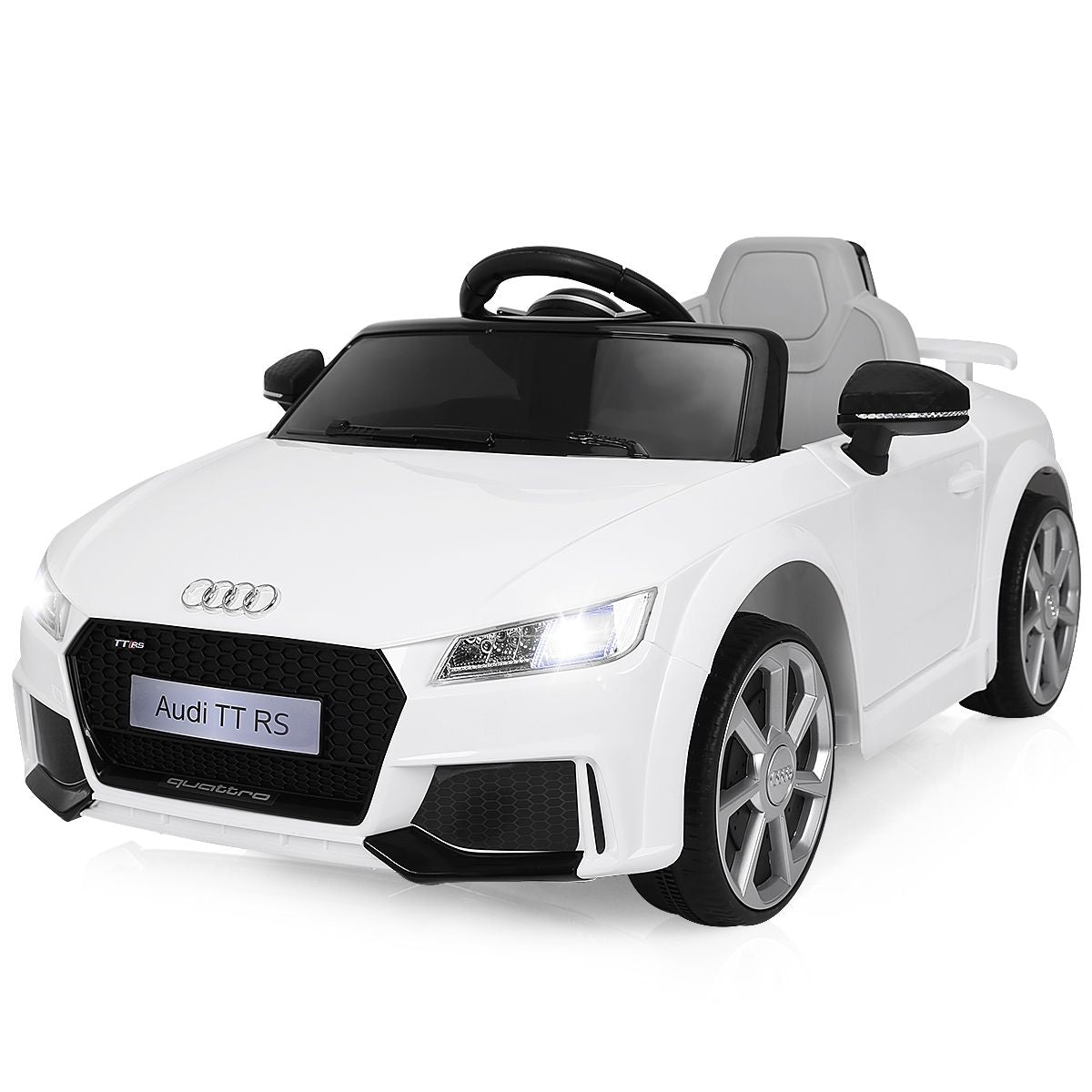Licensed Audi TTRS 12V Battery-Powered Vehicle with 2 Motors MP3 Music