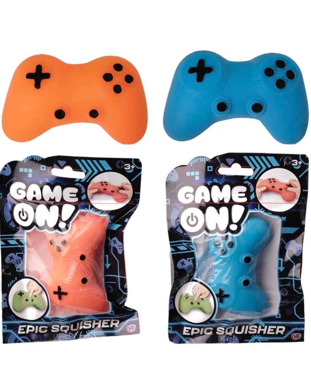 Game On! Epic Squisher 4 colours to choose from