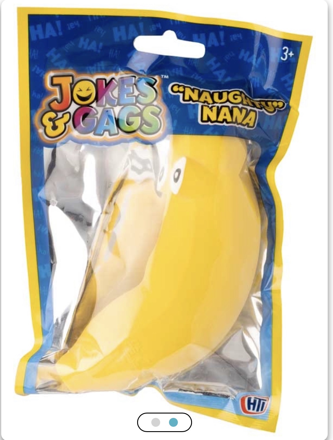 Jokes & Gags “Naughty Nana” Squishy Banana