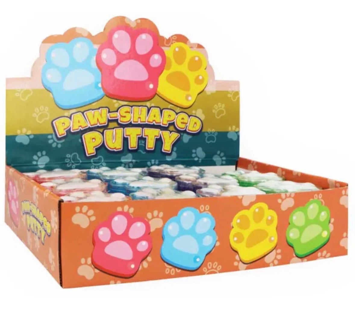 Paw-Shaped Putty 40g Choice of 4 colours