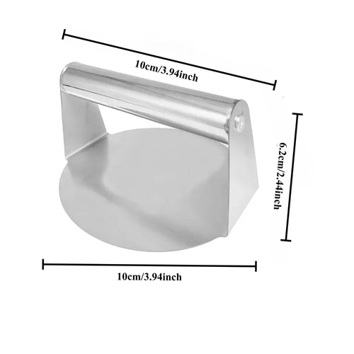 Stainless Steel Smash Burger Press Heavy Duty
