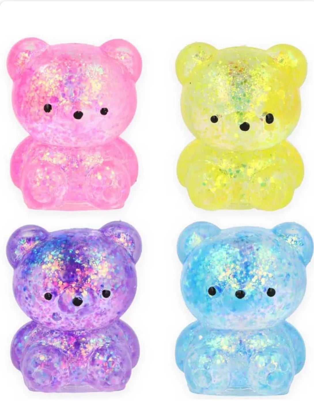 Squeeze Bears Sensory Toy in 4 Colour Choices