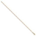 9ct Yellow Gold Rada Anklet