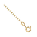 9ct Yellow Gold 1.7mm Diamond Cut Oval Belcher Chain