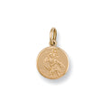 9ct Yellow Gold Small St Christopher Pendant
