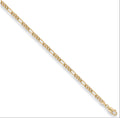 9ct Yellow Gold Figaro Anklet