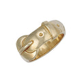 9ct Yellow Gold Buckle Ring