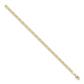 9ct Yellow Gold 3mm Flat Anchor Chain