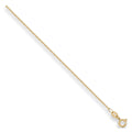 9ct Yellow Gold 1.1mm Classic Curb Chain