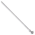 9ct White Gold 1.1mm Classic Curb Chain