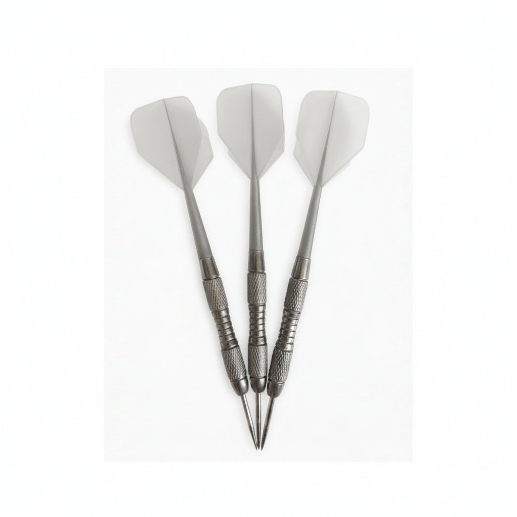 Micro Scallop Ring Grip Steel Tip Darts 18g – Aluminium Shafts & Grey Flights