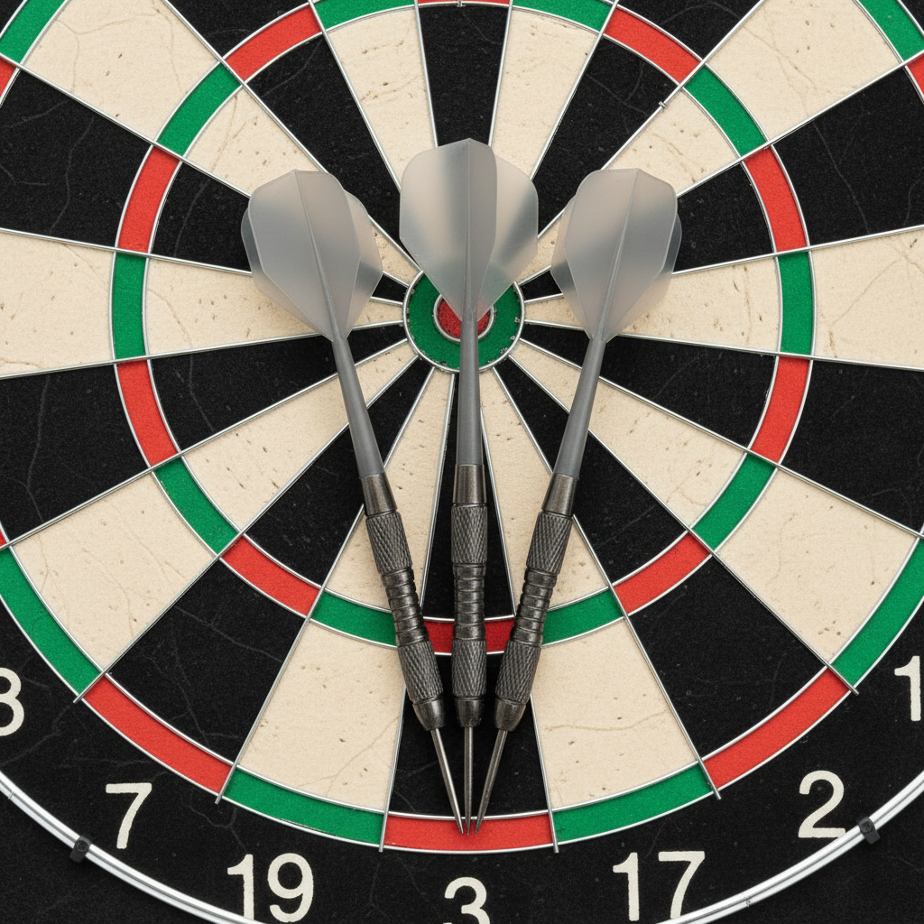 Micro Scallop Ring Grip Steel Tip Darts 18g – Aluminium Shafts & Grey Flights