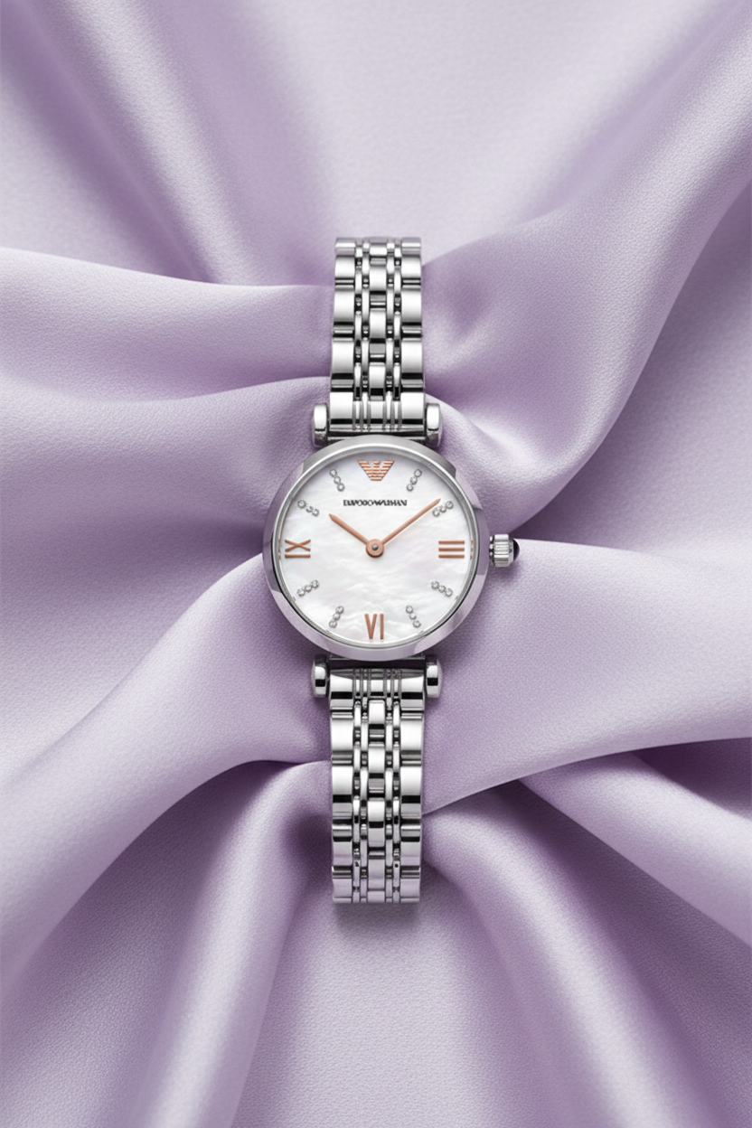 Stainless steel Emporio Armani Ladies Watch – AR11204