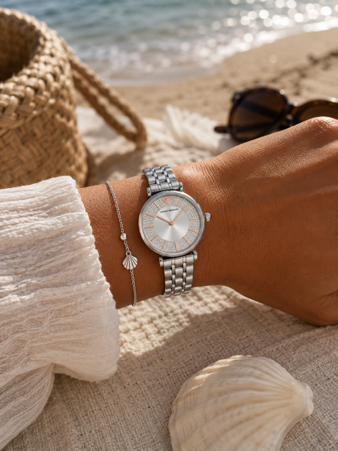 Stainless Steel Emporio Armani Ladies Watch – AR1925