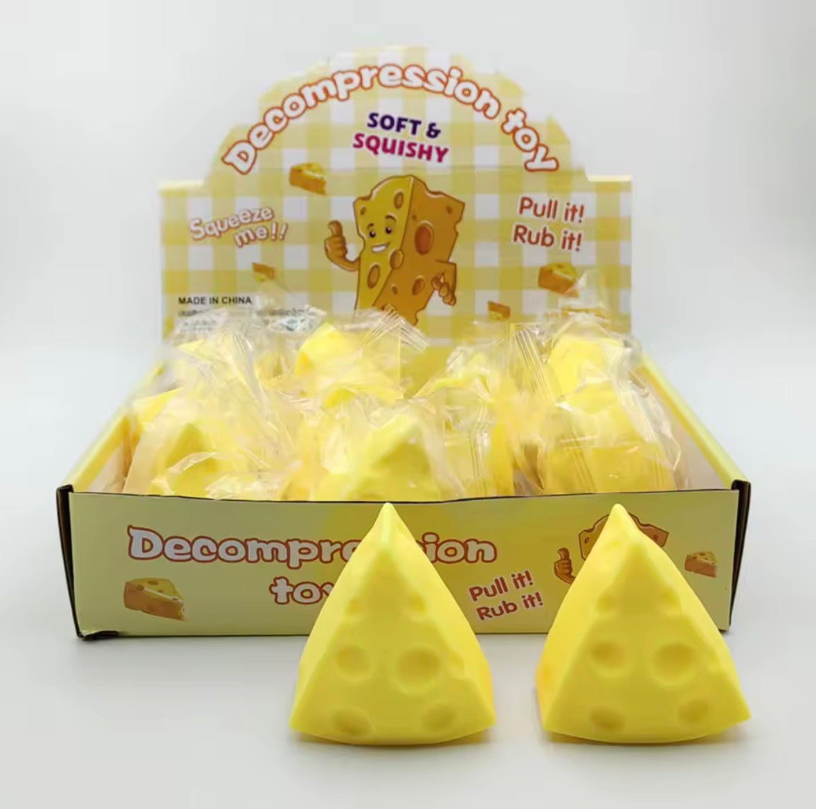 Cheese Shaped Squishy Slow Rise Toy