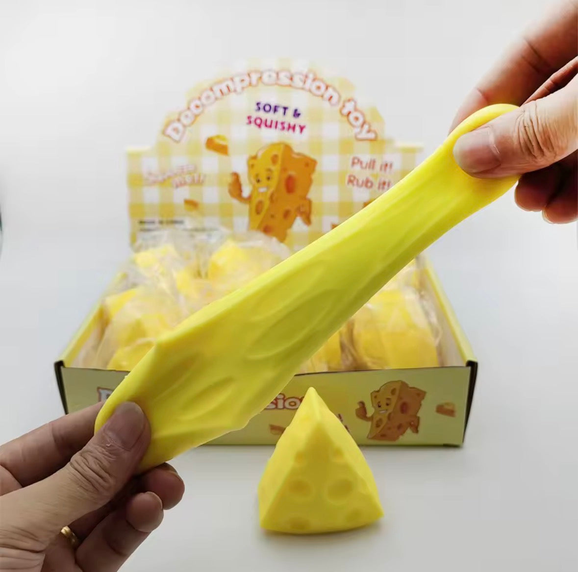 Cheese Shaped Squishy Slow Rise Toy