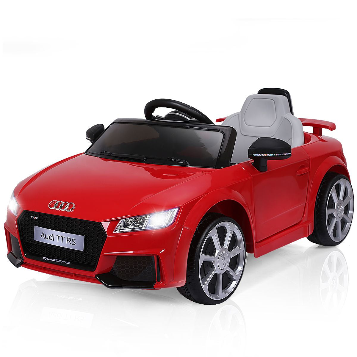 Licensed Audi TTRS 12V Battery-Powered Vehicle with 2 Motors MP3 Music