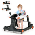 2-In-1 Foldable Baby Walker with Adjustable Height and Speed