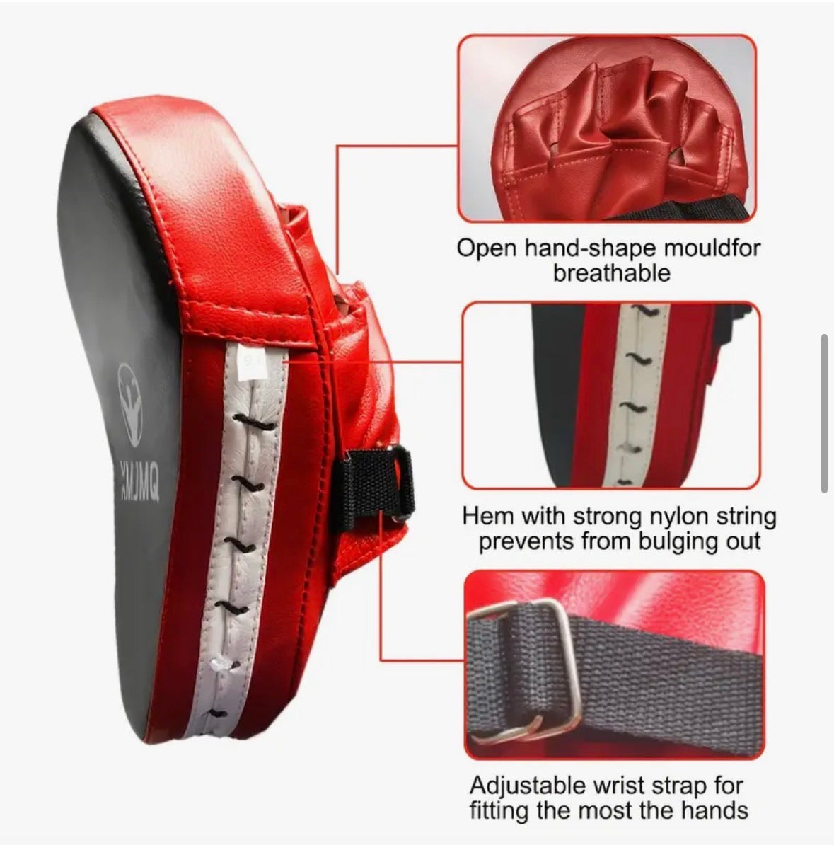 Boxing Arc Hand Target Pads – Muay Thai, Sanda & Taekwondo Training