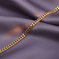 9ct Yellow Gold Curb Chain Bracelet – 3.8mm (8”)