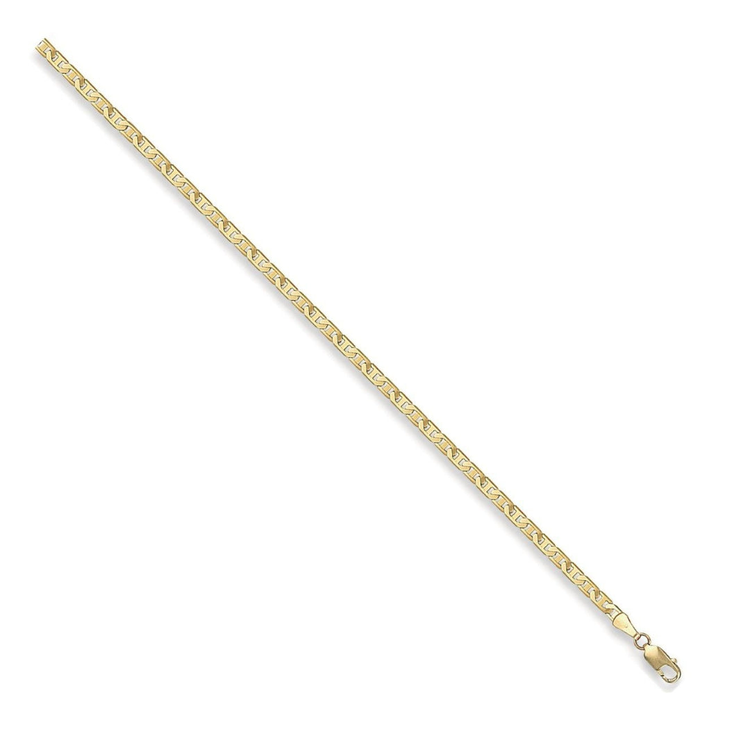 9ct Yellow Gold Flat Anchor Chain – 3.0mm (22”)