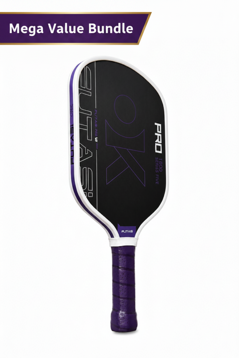 Pro Pickleball Mega Value Bundle – T800 Series Paddle, Carry Bag & 4 Premium Balls