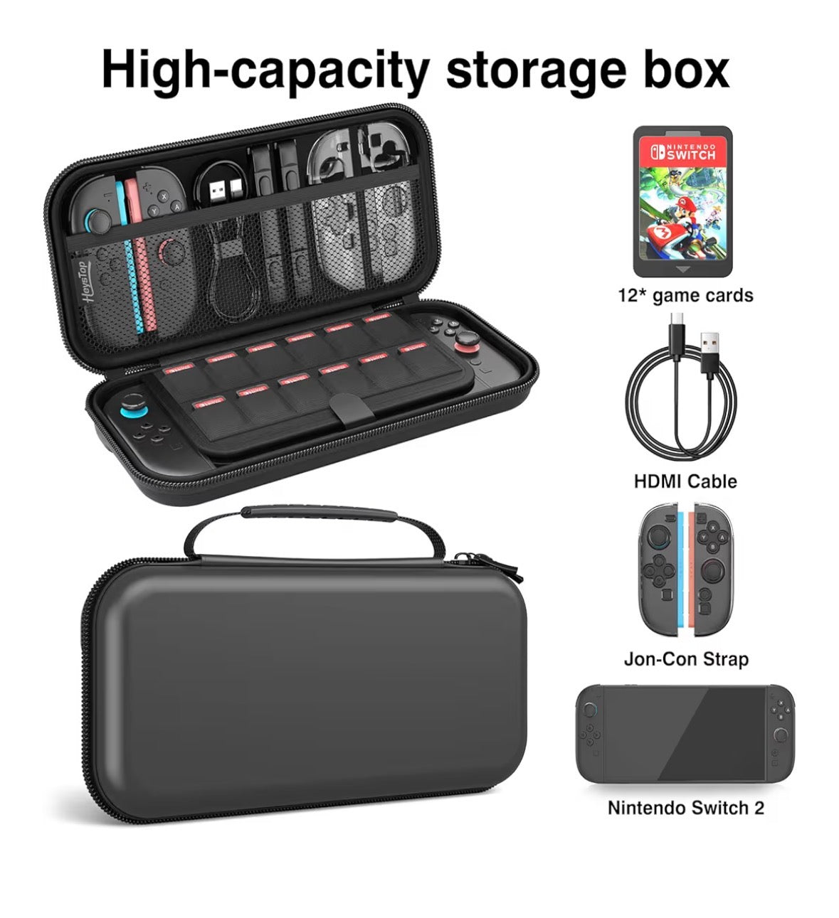 Nintendo Switch 2 Protective Carry Case by HeyStop